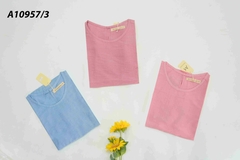 Áo Kiểu Lụa Hàn Tay Lở Thêu Lưới Họa Tiết - A10957/3