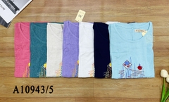 Áo Kiểu Linen Wash Tay Lở Thêu Họa Tiết - A10943/5