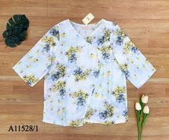 Áo Kiểu Xô Bông Tay Lở In Hoa - A11528/1