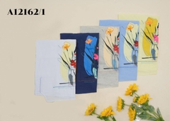 Áo Kiểu Linen Tay Lở Thêu Họa Tiết - A12162/1