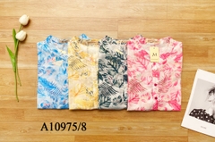 Áo Kiểu Xô Bông Tay Lở In Họa Tiết - A10975/8
