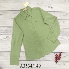 Áo Sơ Mi Cotton Sọc Tay Dài - A3534/149