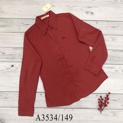 Áo Sơ Mi Cotton Sọc Tay Dài - A3534/149