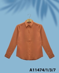 Áo Sơ Mi Cotton Tay Dài - A11474/1/3/7