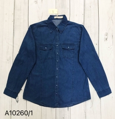 Áo Sơ Mi Jean Wash Tay Dài - A10260/1