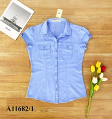 Áo Sơ Mi Linen Tay Con - A11682/1