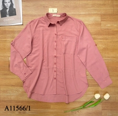 Áo Sơ Mi Cotton Wash Tay Dài - A11566/1