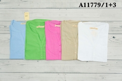 Áo Kiểu Linen Tay Lở - A11779/1