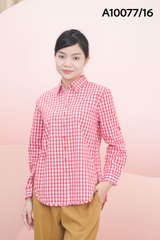 Áo Sơ Mi Cotton Caro Tay Dài - A10077/16