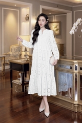 SWANLAKE | Đầm Thường Ngày Phuom Suông Dài Qua Gối In D12394LW08