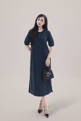 SWANLAKE | Váy Đầm Nữ Maxi Suông Vải Cotton Phối Ren Thêu Hoa Đục Lỗ 2 Lớp Có Túi Dạo Phố D13076LW01