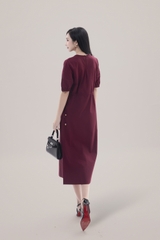 SWANLAKE | Váy Đầm Nữ Maxi Suông Vải Cotton Phối Ren Thêu Hoa Đục Lỗ 2 Lớp Có Túi Dạo Phố D13076LW01