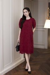 SWANLAKE | Đầm Tiệc Phuom Suông Dài Qua Gối D12481LW02