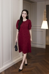 SWANLAKE | Đầm Tiệc Phuom Suông Dài Qua Gối D12481LW02