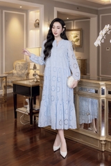 SWANLAKE | Đầm Thường Ngày Phuom Suông Dài Qua Gối In D12394LW08