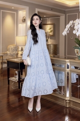 SWANLAKE | Đầm Thường Ngày Phuom Suông Dài Qua Gối In D12394LW08