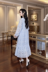 SWANLAKE | Đầm Thường Ngày Phuom Suông Dài Qua Gối In D12394LW08