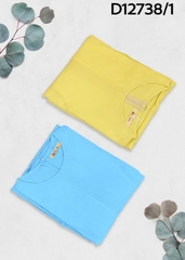 SWANLAKE | Váy Đầm Nữ Maxi Suông Trơn Xòe Cổ Tròn Vải Linen Du Lịch Biển Hè Tay Bí Lỡ Có Túi D12738LW01