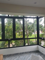 Cửa sổ cánh mở nhôm hệ châu âu Aluso