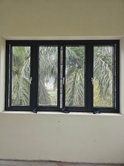 Cửa sổ cánh mở nhôm hệ châu âu Aluso
