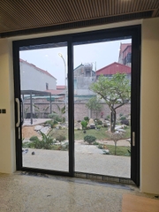Cửa đi lùa 2 cánh  và 4 cánh nhôm hệ châu âu Aluso