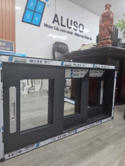 Cửa sổ lùa 2  cánh và 3 cánh hệ châu âu Aluso
