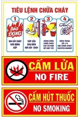 BỘ NỘI QUY TIÊU LỆNH PHÒNG CHÁY CHỮA CHÁY