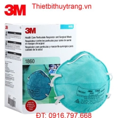 KHẨU TRANG N95 DÙNG TRONG PHẪU THUẬT Y TẾ 3M 1860