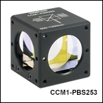 Broadband Polarizing Beamsplitter Cubes in 30 mm Cage Cubes