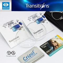 Tròng Kính Đổi Màu Essilor Crizal Transitions Classic chiết suất 1.56
