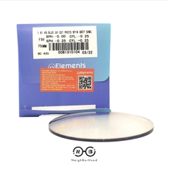 Tròng Element BLUE UV CUT PHOTO GREY chiết suất 1.61