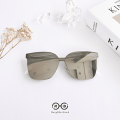 Gọng kính mát kim loại vuông 28512  thời trang cho cả nam và nữ