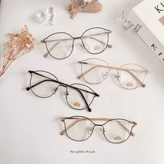 Gọng kim loại mắt mèo TN 72836 kc102