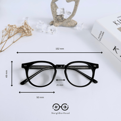 Gọng kính cận nhựa tròn TR17178 thời trang cho cả nam và nữ