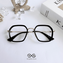 Gọng kính cận lục giác 98211 thời trang cho nam
