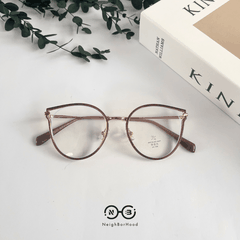 Gọng kính cận kim loại mắt mèo M2291 thời trang cho nữ