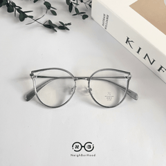 Gọng kính cận kim loại mắt mèo M2291 thời trang cho nữ