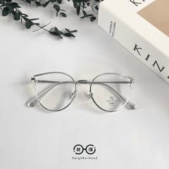 Gọng kính cận kim loại mắt mèo M2291 thời trang cho nữ