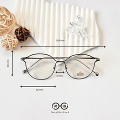 Gọng kim loại mắt mèo TN 72836 kc102