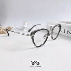 Gọng kính cận kim loại mắt mèo S11916 thời trang cho nữ