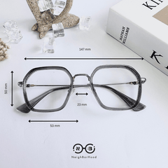 Gọng kính cận lục giác 98211 thời trang cho nam