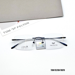 𝐏𝐑𝐄-𝐎𝐑𝐃𝐄𝐑 Gọng kính không viền tròng khoan titan Tom Felton 70079