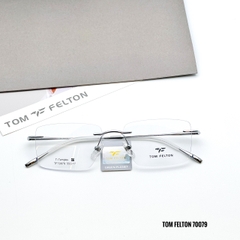 𝐏𝐑𝐄-𝐎𝐑𝐃𝐄𝐑 Gọng kính không viền tròng khoan titan Tom Felton 70079