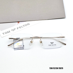 𝐏𝐑𝐄-𝐎𝐑𝐃𝐄𝐑 Gọng kính không viền tròng khoan titan Tom Felton 70079