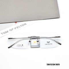 𝐏𝐑𝐄-𝐎𝐑𝐃𝐄𝐑 Gọng kính không viền tròng khoan titan Tom Felton 70079
