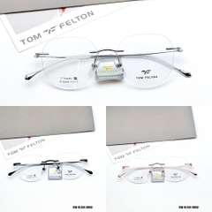 𝐏𝐑𝐄-𝐎𝐑𝐃𝐄𝐑 Gọng kính không viền tròng khoan titan Tom Felton 70080
