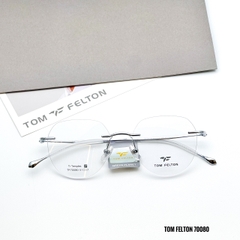 𝐏𝐑𝐄-𝐎𝐑𝐃𝐄𝐑 Gọng kính không viền tròng khoan titan Tom Felton 70080
