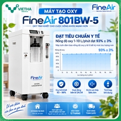 Máy Tạo Oxy FineAir 801BW-5 10 Lít/Phút Chính Hãng