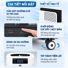 Máy tạo oxy FineAir 801AW-5 5 lít/phút Siêu Êm Ái