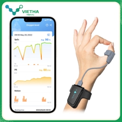 Thiết bị theo dõi oxy, nhịp tim & giấc ngủ Checkme O2 Max